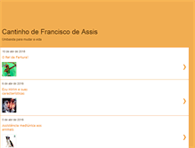 Tablet Screenshot of cantinhodefrancisco.com.br